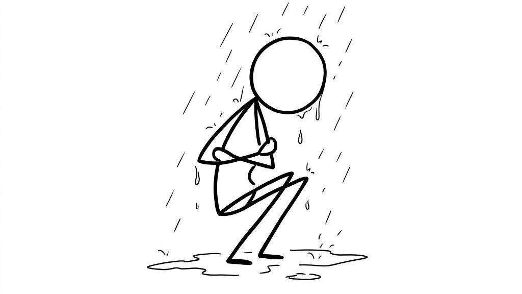 Cold. Hungry. Wet